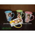9 oz cool lady ceramic stoneware mug with decal